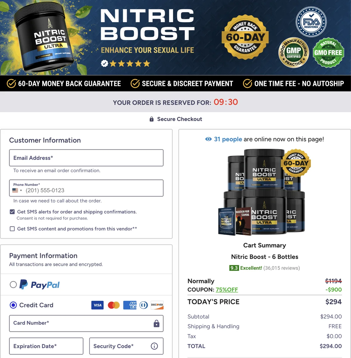 Order Nitric Boost official male energy circulation powder